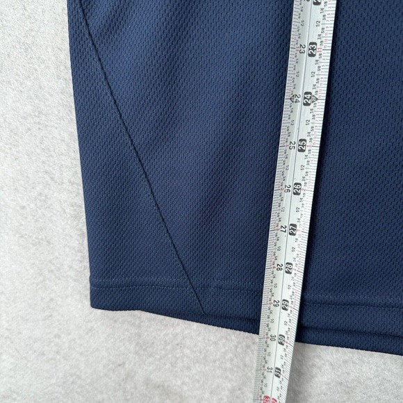 Nike Soccer Shirt Mens LARGE Blue Center Spell Out Outdoor Athletic Quick Dry - Picture 14 of 16